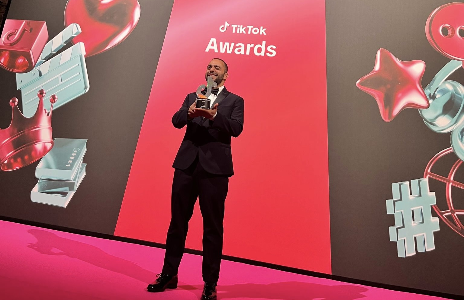 TikTok Awards 2024: Ruben Bondì vince nella categoria Storyteller creator dell’anno