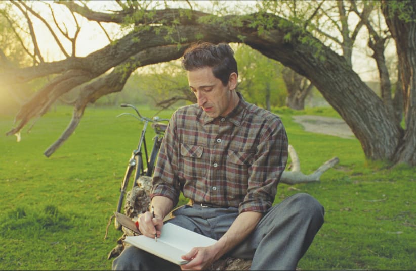 Adrien Brody in "The Brutalist"