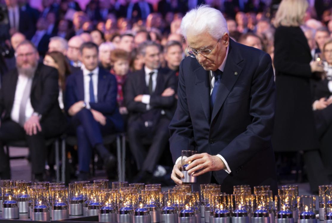 Mattarella ad Auschwitz per l’80° anniversario dell’apertura dei cancelli del Lager