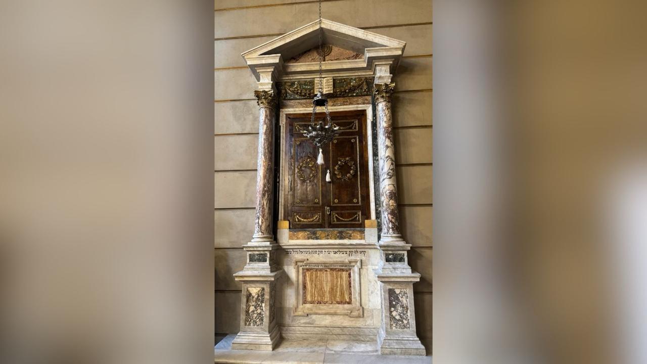 Inaugurato al Tempio Maggiore un Aron haKodesh restaurato del ’500