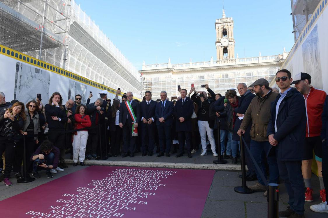 Fosse ardeatine, la cerimonia in Campidoglio