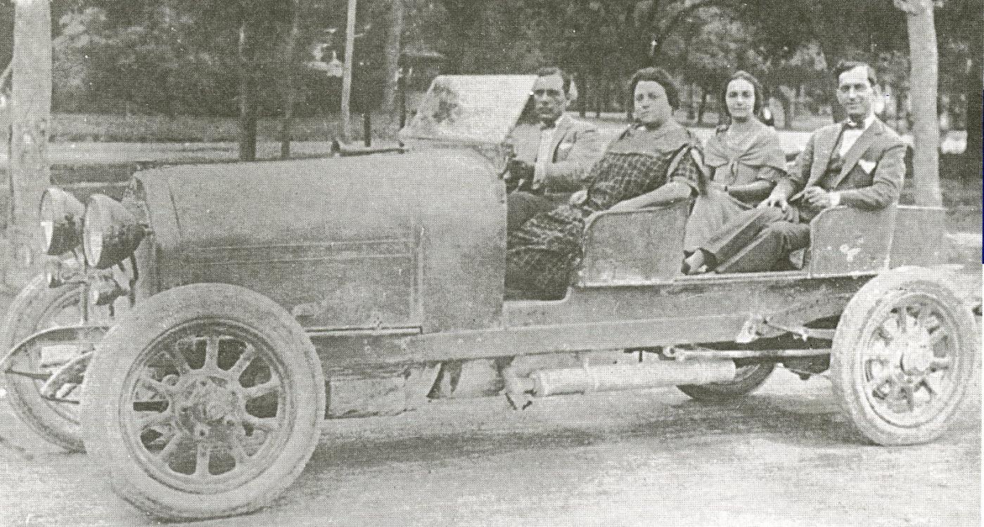 Scampagnate, gite fuori porta, passeggiate in automobile. Pacifico Calò, 1924